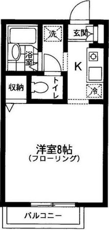 フレール優彩の物件間取画像